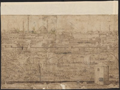 Prospekt af Konstantinopel, ark 8, Melchior Lorck, 1559 af Melchior Lorck