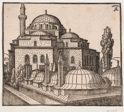 Atik Ali Pasha-moskeen i Istanbul af Melchior Lorck
