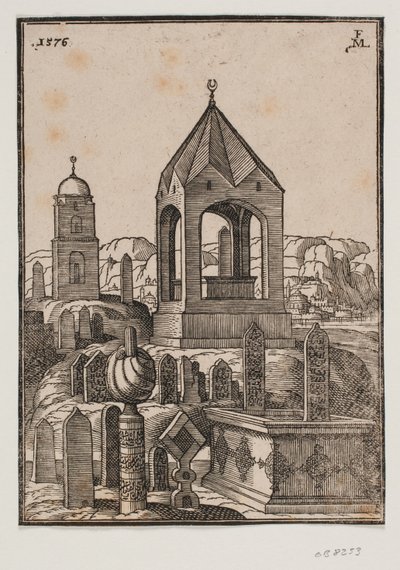 tyrkiske grave af Melchior Lorck