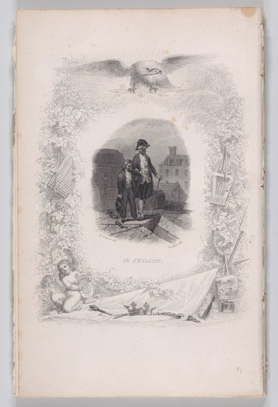 Fjortende juli fra Bérangers sange, 1829. af Melchior Peronard