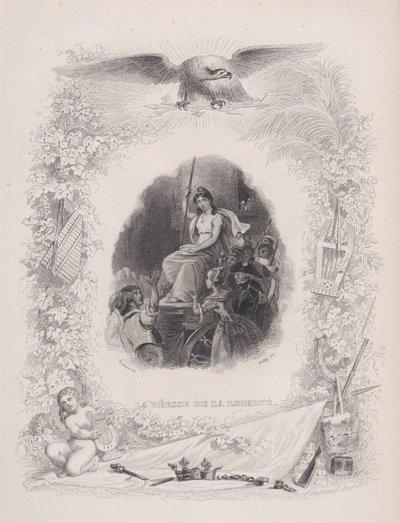 The Goddess Liberty, fra The Songs of Béranger, 1829 af Melchior Peronard