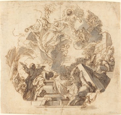 Jomfruens antagelse af Melchior Steidl