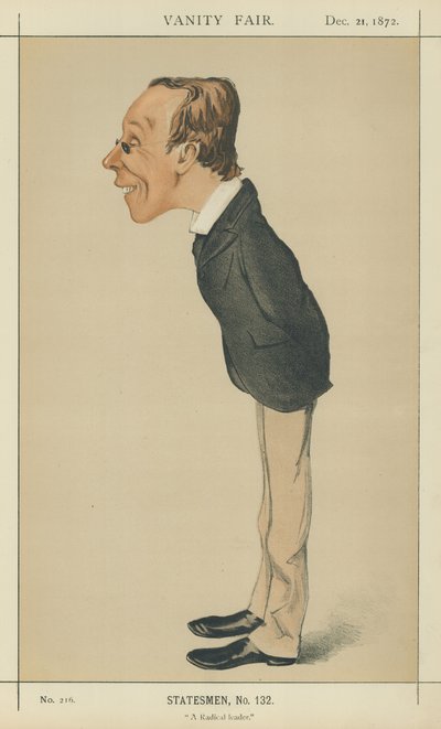 Mr Henry Fawcett (farve litho) af Melchiorre Delfico