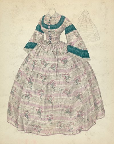 Kjole, c. 1940. af Melita Hofmann