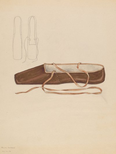 Hjemmesko, ca. 1936. af Melita Hofmann