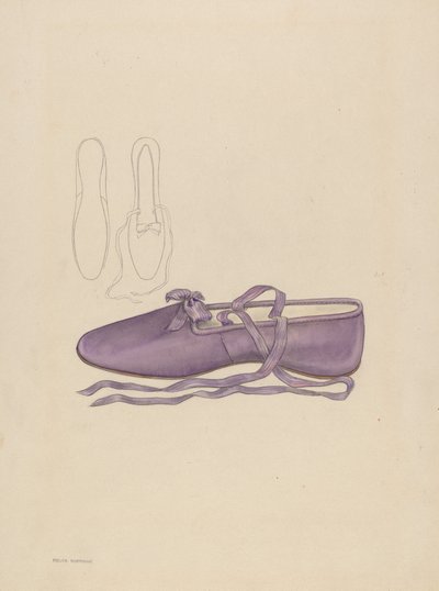 Hjemmesko, ca. 1936. af Melita Hofmann