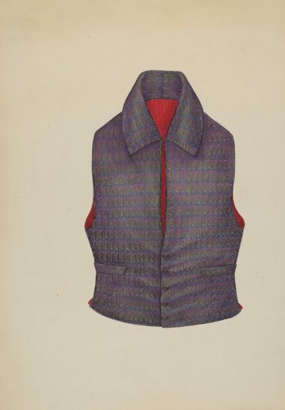 Vest, ca. 1937. af Melita Hofmann