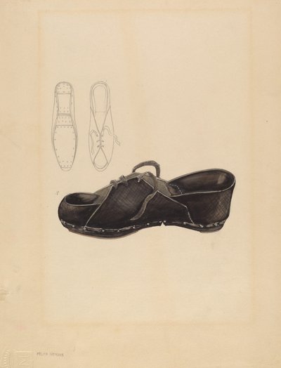 Kvindetræsko, ca. 1936. af Melita Hofmann