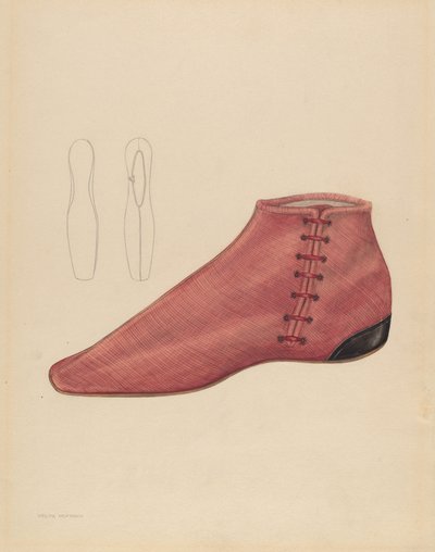 Kvindesko, ca. 1936. af Melita Hofmann