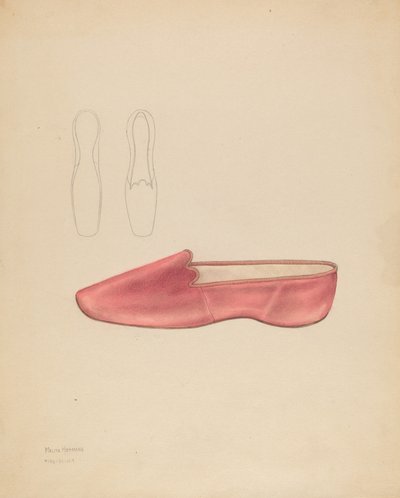 Kvindesko, ca. 1936. af Melita Hofmann