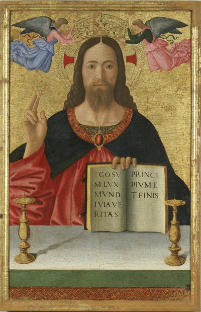 Kristus velsignelse, 1456-69 af Melozzo da Forli