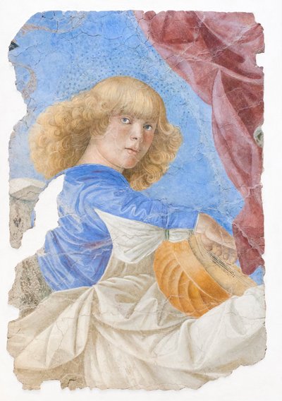 Musikskabende engle, omkring 1480 (fresko) af Melozzo da Forli