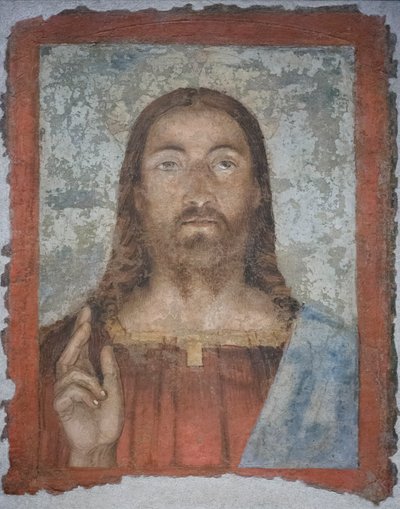Salvator mundi, c.1476-80 (detached fresco) af Melozzo da Forli
