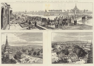 Mandalay, hovedstaden i Burmah af Melton Prior