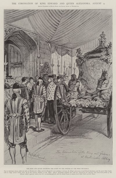 Kroningen af kong Edward og dronning Alexandra, 9. august af Melton Prior