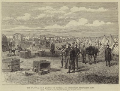 Zulukrigen, General Lord Chelmsfords hovedkvarter, Erzungayan Camp af Melton Prior