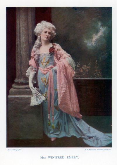Winifred Emery, engelsk skuespillerinde, 1901. af Mendelssohn