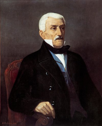 Portræt af Jose San Martin af Mercedes san Martin de Balcare