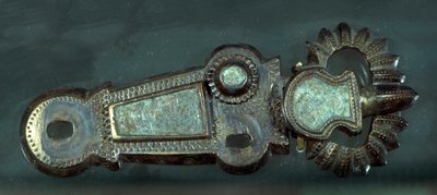 Merovingerkunst: bæltespænde. Paris, Musée Carnavalet af Merovingian