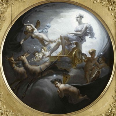 Diana på sin vogn, 1821. af Merry Joseph Blondel