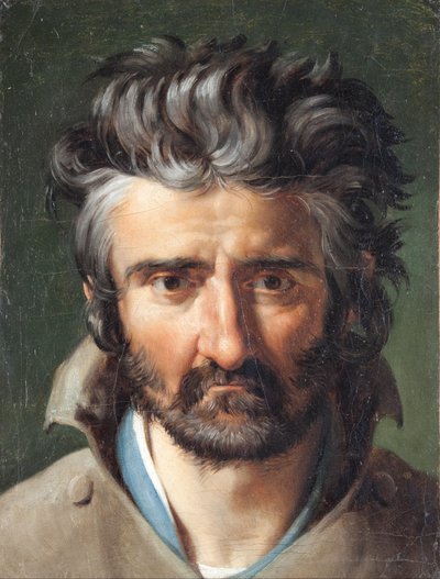 Hovedet af en mand af Merry Joseph Blondel