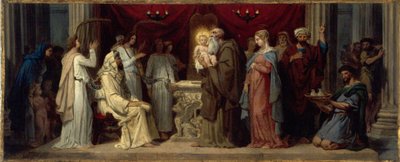 Præsentation af Jesus i templet, ca. 1849 (maleri) af Merry Joseph Blondel