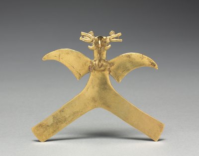 Fuglevedhæng, ca. 1000-1550 (støbt guld) af Mesoamerican Mesoamerican
