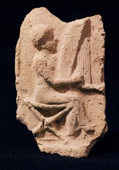 Harpespiller, 1830-1600 f.Kr af Mesopotamian