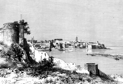 Rabat og mundingen af Bou-Regreg-floden, Marokko, 1895. af Meunier