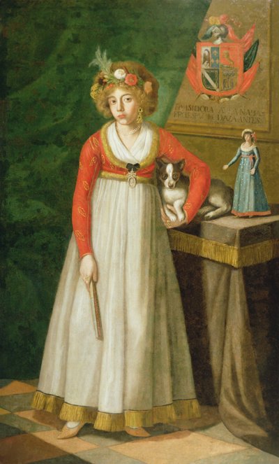 Portræt af Isidore, 1810 af Mexican School