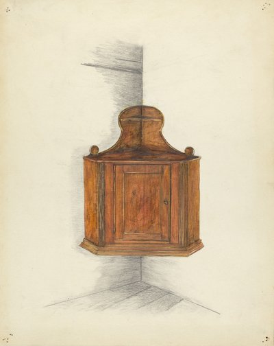 Hjørneskab, ca. 1953. af Meyer Goldbaum
