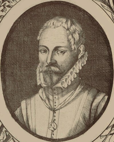 Portræt af komponisten Roland de Lassus 1532-1594. af Meyssens