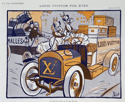Annoncering for Louis Vuitton af Mich (Michel Liebeaux af Mich