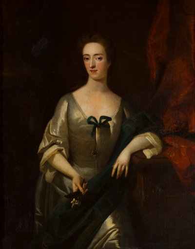 Portræt af Charlotte Lady Myddelton (1679-1731), ca. 1699-1731 (olie på lærred) af Michael (circle of) Dahl