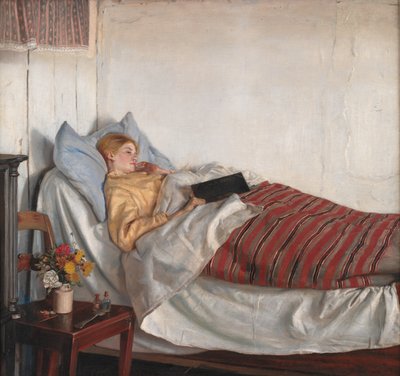 Den syge pige af Michael Ancher