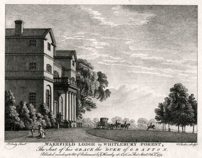 Wakefield Lodge i Whitlebury Forest, Northamptonshire, 1774 af Michael Angelo Rooker