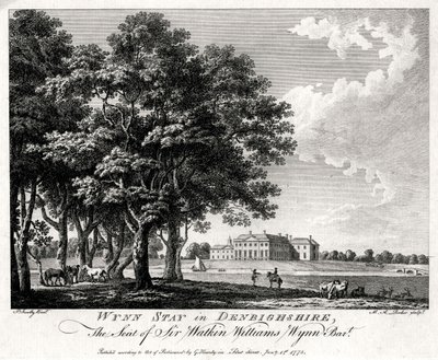 Wynn ophold i Denbighshire, Wales, 1775 af Michael Angelo Rooker