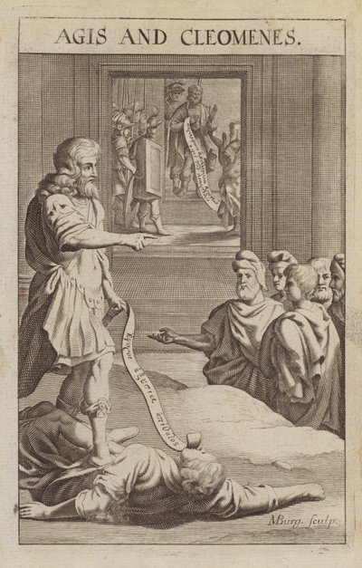 Agis IV og Cleomenes III, spartanske konger af Michael Burghers