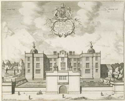Beaudesert Hall and Park: copper plate engraving, nd [1653-1686] dani af Michael Burghers