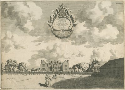 Bentley Hall: copper-plate engraving, nd [1653 - 1686] dani af Michael Burghers