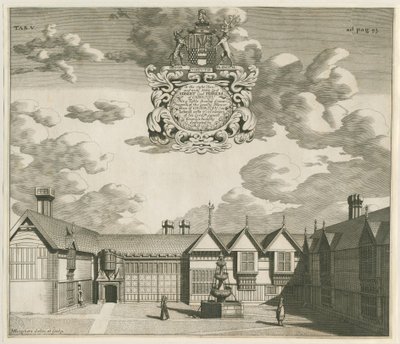Chartley Manor House: gravering, nd [1653-1686] (tryk) af Michael Burghers