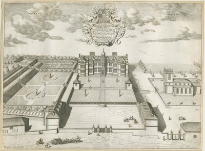 Ingestre Hall: copper-plate engraving, nd [1653-1686] dani af Michael Burghers