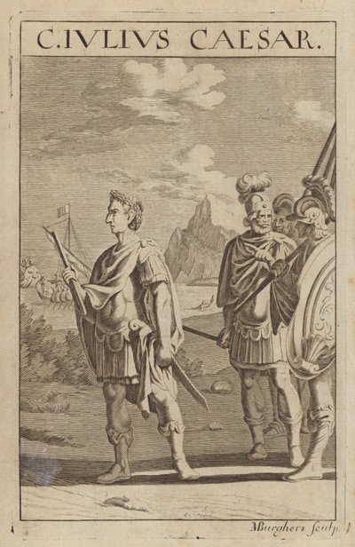 Julius Cæsar, romersk statsmand og general af Michael Burghers