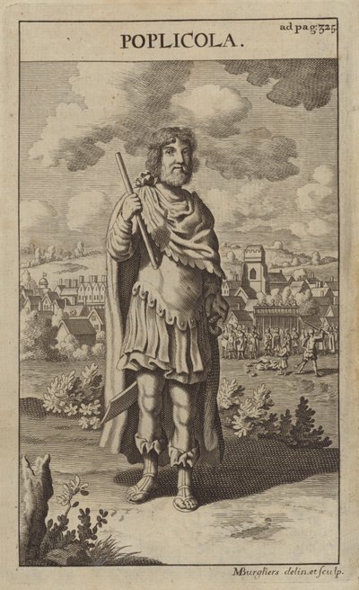 Publius Valerius Publicola, romersk konsul af Michael Burghers