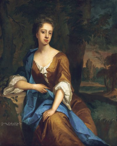 Portrait of Dorothy Brudenell, Countess of Westmorelanddani af Michael Dahl