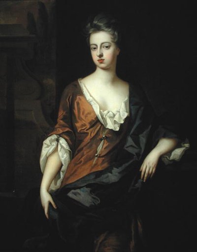 Portræt af Rachel Russell (1674-1725) hertuginde af Devonshire (olie på lærred) af Michael Dahl