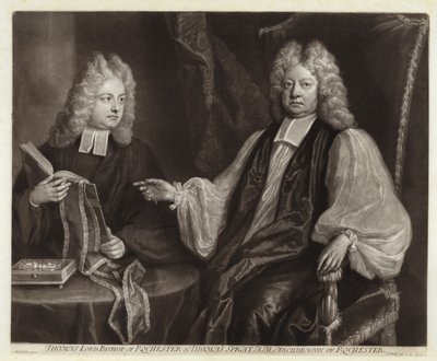 Portræt af Thomas Brisling og søn af Michael Dahl