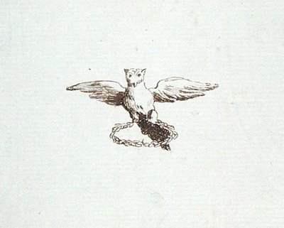 Tegning fra Michael Faradays scrapbog (pen & blæk på papir) af Michael Faraday