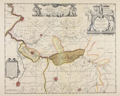 Mechlinia dominium et Aerschot ducatus / auctore Michaele Flor. a Langren ... af Michael Floris van Langren