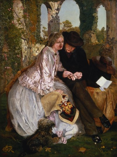 Mål til vielsesringen, 1855 af Michael Frederick Halliday